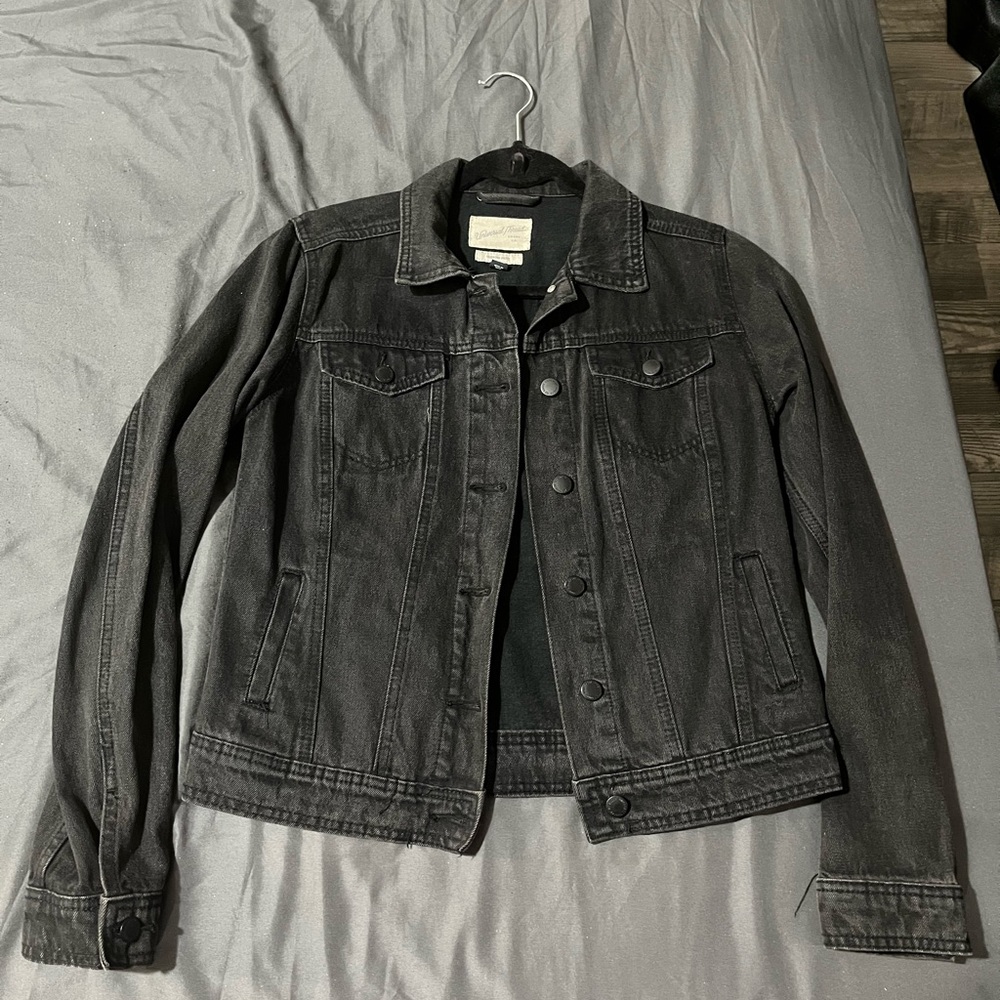 Universal Thread Charcoal Denim Jacket - image 1